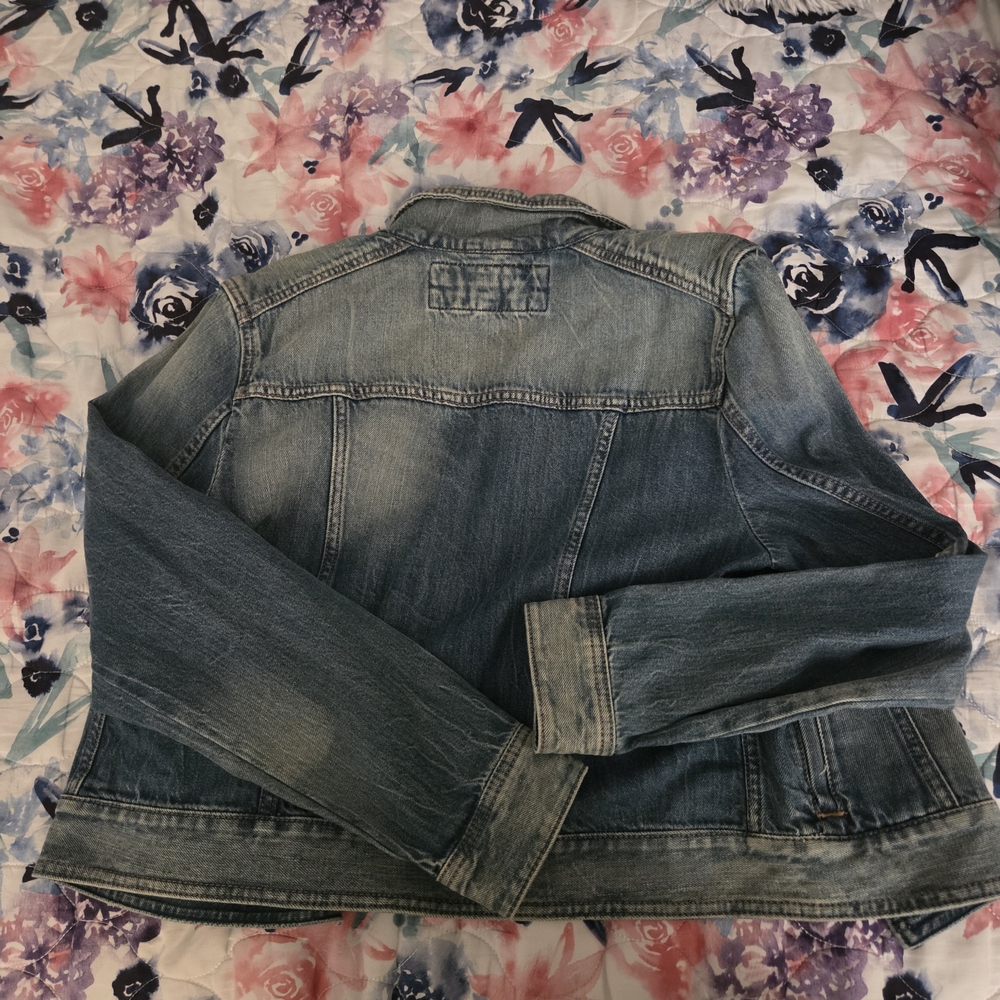 Express Jean Denim Jacket - Classic Blue NEW WITH TAG - Picture 2 of 3